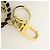 Louis Vuitton Porte Cles Very LV Circle Bag Charm Key Ring Black M63082 - vista 11