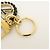 Louis Vuitton Porte Cles Very LV Circle Bag Charm Key Ring Black M63082 - vista 8