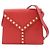 Autre Marque SAINT LAURENT PARIS Borsa a tracolla e a spalla Y-Line in pelle borchiata Rossa