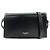 Autre Marque SAINT LAURENT PARIS Bolsa de ombro com aba em couro de bezerro Black 769162