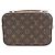 Borsa a tracolla Louis Vuitton Monogram Saintonge Canvas Rose Poodle M44442 - vista 2