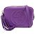 GUCCI SOHO Interlocking G Leahter Disco Bag Shoulder Bag Purple 308364
