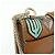Borsa a tracolla in pelle con catena e ricami VALENTINO Glam Lock Marrone - vista 14