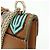 Borsa a tracolla in pelle con catena e ricami VALENTINO Glam Lock Marrone - vista 15