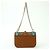 Borsa a tracolla in pelle con catena e ricami VALENTINO Glam Lock Marrone - vista 2
