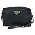 PRADA Necessaire in Re-Nylon e pelle Saffiano con logo Triangle 1NE693