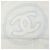 CHANEL Camelia COCO Mark Schal 100% Seide Bär Pinguin Weiß Hellblau - Ansicht 11