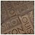 Sciarpa Louis Vuitton Logo Pattern 100% Seta Marrone 70×70 - vista 7