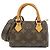Louis Vuitton Monogram Canvas Mini Speedy Hand Bag & Strap M41534