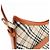 Borsa a tracolla BURBERRY Nova Plaid in tela e pelle Beige - vista 14