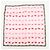 BURBERRY Set di 2 fazzoletti in cotone 100% Nova Plaid Rosa Beige - vista 3