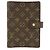 Copertina Agenda Louis Vuitton Monogram Agenda MM Marrone R20105