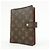 Copertina Agenda Louis Vuitton Monogram Agenda MM Marrone R20105 - vista 3