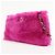 Bolsa de Ombro com Corrente em Couro e Pele de Coelho CHANEL Purple - vista 3