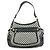 Céline Borsa a spalla e a mano CELINE in tela Macadam e pelle Nera