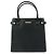 BURBERRY Borsa a mano e tote bag in pelle Nova Plaid Nera