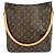 Borsa a spalla e a mano Louis Vuitton Monogram Looping GM Brown M51145