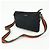 Borsa a tracolla GUCCI Sherry GG Canvas e pelle Nera 189749 - vista 3