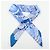 Hermès HERMES Carre 90 Seidentuch 100% FLEURS DINDIENNES Blue White - Ansicht 12