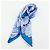 Hermès HERMES Carre 90 Seidentuch 100% FLEURS DINDIENNES Blue White - Ansicht 13