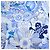 Hermès HERMES Carre 90 Seidentuch 100% FLEURS DINDIENNES Blue White - Ansicht 7