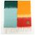 Sciarpa Sciallo LOEWE Anagram in lana mohair Orange Multicolor - vista 4