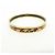 Hermès HERMES Email PM Bracciale Rigido in Metallo Motivo Uccelli Nero Oro - vista 2