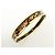 Hermès HERMES Email PM Bracciale Rigido in Metallo Motivo Uccelli Nero Oro - vista 6