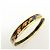Hermès HERMES Email PM Bracciale Rigido in Metallo Motivo Uccelli Nero Oro - vista 7