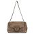 Borsa a tracolla in pelle con logo e patta PRADA Borsa a mano Greige B4659C