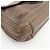 Borsa a tracolla in pelle con logo e patta PRADA Borsa a mano Greige B4659C - vista 9