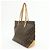 Louis Vuitton Monogram Cabas Mezzo Tote Bag Shoulder Bag Brown M51151 - vista 3