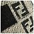 Sciarpa e Stola FENDI Zucca FF Logo in lana acrilica Beige Nero - vista 14