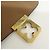 Chloé Borsa a spalla e crossbody in pelle Chloe Elsie con catena Marrone Camel - vista 16