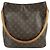 Borsa a tracolla Louis Vuitton Monogram Looping GM Brown M51145