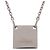 Collana con piastra quadrata Logo GUCCI Argento SV925 - vista 2