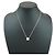 Collana con piastra quadrata Logo GUCCI Argento SV925 - vista 6