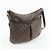 Borsa a tracolla Louis Vuitton Damier Bloomsbury PM Marrone N42251 - vista 4