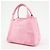 BALENCIAGA Borsa Tote Cabas Small in tela e pelle Navy e Rosa 339933 - vista 3