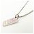 Collana in metallo Christian Dior Trotter Plate Pink Silver White - vista 4