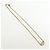 Collana in metallo con strass logo CD Christian Dior Pink Gold - vista 2