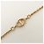 Collana in metallo con strass logo CD Christian Dior Pink Gold - vista 3