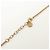 Collana in metallo con strass logo CD Christian Dior Pink Gold - vista 7