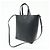 Céline CELINE Borsa 2Way Vertical Cabas in pelle Borsa a mano Borsa a spalla Nero - vista 3