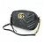 Borsa a spalla e tracolla GUCCI GG Marmont in pelle Nero 447632 - vista 3