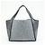 Stella Mc Cartney STELLA MCCARTNEY Borsa Tote in feltro e ecopelle Borsa a tracolla Gray - vista 2