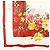 Sciarpa Christian Dior 100％ seta stampa floreale bianco rosso giallo - vista 5