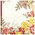 Sciarpa Christian Dior 100％ seta stampa floreale bianco rosso giallo - vista 7