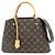 Louis Vuitton Monogram Montaigne MM 2Way Bag Hand Bag Brown M41056
