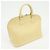 Borsa a mano Louis Vuitton Epi Alma in pelle Vanilla Light Yellow M5214A - vista 4